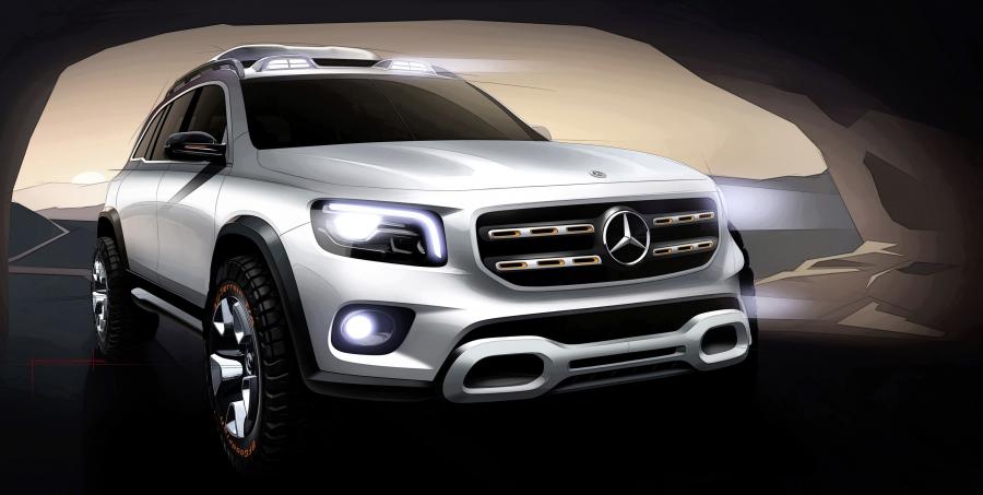 Эскиз Mercedes-Benz Concept GLB 2019 года  (фото 17 из 24)